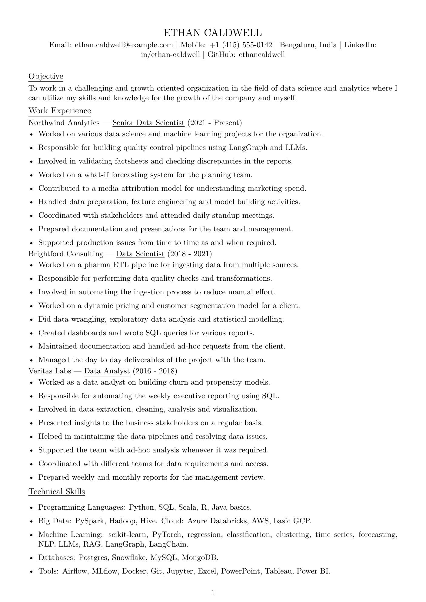 Before resume — generic, 2 pages